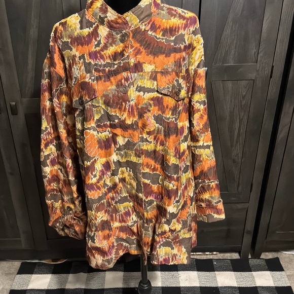 Ruby Rd. Multicolor Abstract Jacket - Picture 1 of 3